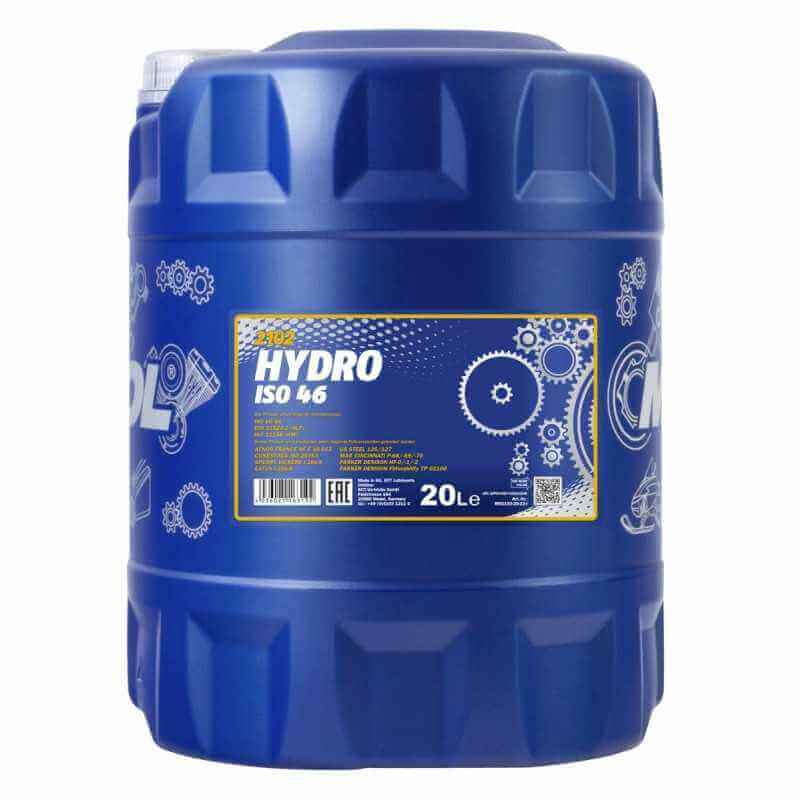 Mannol Hydro Iso 46 - Olio Idraulico Hlp - Hm 46 20L